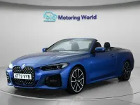 Used BMW 430 Cabriolet M Sport 245 HP (180 kW) 2022 Blue Cabriolet