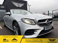 Begagnad Mercedes E220 AMG Line Premium 2018 Silver Cab