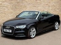 Used Audi A3 Cabriolet S-Line 2016 Black Cabriolet