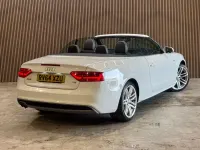 Used Audi A5 Cabriolet S-Line 2014 White Cabriolet