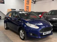 Used Ford Fiesta Zetec 78 HP (57 kW) 2015 Blue Hatchback