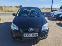 Used VW Polo Match 60 HP (44 kW) 2008 Black Hatchback
