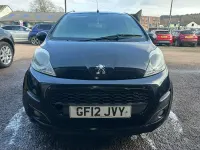 Used Peugeot 107 Allure 68 HP (50 kW) 2012 Black Hatchback