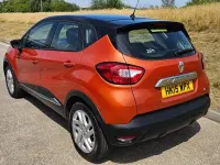 Used Renault Captur Dynamique 2015 Metallic orange with gloss black roof SUV