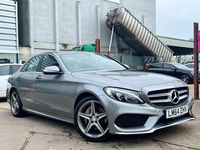 Used Mercedes C220 AMG line 170 HP (125 kW) 2014 Silver Sedan