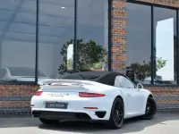 Used Porsche 911 Turbo S Cabriolet 560 HP (411 kW) 2015 White Cabriolet