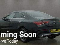 Used Mercedes CLA200 AMG line 163 HP (119 kW) 2019 Black Coupe