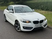 Used BMW 218 Sport Line 136 HP (100 kW) 2017 White Coupe