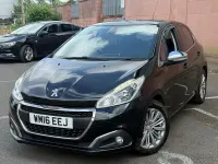 Used Peugeot 208 Allure 2016 Black Hatchback
