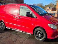 Used Mercedes Vito 204 HP (150 kW) 2009 Red Van