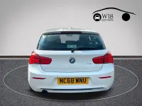 Used BMW 118 Sport Line 136 HP (100 kW) 2019 White Hatchback