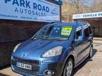 Used Peugeot Partner Tepee Outdoor 2012 Blue MPV