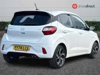 Käytetty Hyundai i10 N Line 90 HP (66 kW) 2024 Valkoinen Viistoperä