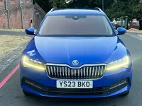 Used Skoda Superb SE Technology 150 HP (110 kW) 2023 Blue Estate