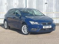 Used Seat Leon SE Dynamic 110 HP (80 kW) 2017 Blue Hatchback