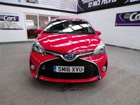 Used Toyota Yaris Hybrid 2016 Red Hatchback