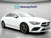 Used Mercedes CLA200 AMG line 163 HP (119 kW) 2019 White Coupe