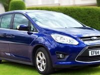 Used Ford Grand C-Max Zetec 125 HP (91 kW) 2014 Blue MPV
