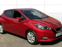 Used Nissan Micra Acenta 101 HP (74 kW) 2020 Red Hatchback