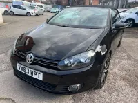 Used VW Golf Cabriolet GT 140 HP (102 kW) 2013 Black Cabriolet