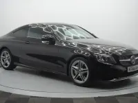 Used Mercedes C300 AMG line 258 HP (189 kW) 2019 Black Coupe