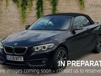 Used BMW 220 Sport Line 181 HP (133 kW) 2019 Black Cabriolet