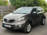 Begagnad Kia Sportage 2011 Brun SUV