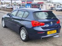 Used BMW 118 134 HP (98 kW) 2016 Blue Hatchback