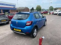 Begagnad Dacia Sandero Lauréate 2014 Blå Halvkombi