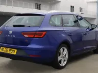 Used Seat Leon FR 150 HP (110 kW) 2020 Mystery blue Estate
