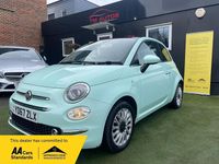 Used Fiat 500 Lounge 69 HP (50 kW) 2017 Green Hatchback