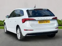 Used Skoda Scala SE L 95 HP (69 kW) 2020 White Hatchback