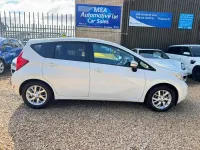 Used Nissan Note Acenta Premium 90 HP (66 kW) 2014 White Hatchback