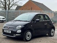 Used Fiat 500 Lounge 69 HP (50 kW) 2016 Black Hatchback