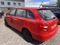 Used Skoda Fabia 90 HP (66 kW) 2010 Red Estate
