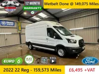 Used Ford Transit 130 HP (95 kW) 2022 White Van