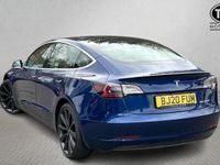 Used Tesla Model 3 Performance 82 kW (112 HP) 2020 Blue Sedan