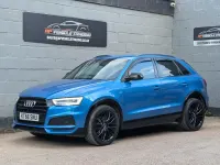 Used Audi Q3 Black Edition 150 HP (110 kW) 2017 Blue SUV