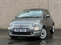 Used Fiat 500 Lounge 69 HP (50 kW) 2018 Grey Hatchback