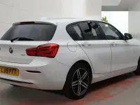Used BMW 118 Sport Line 2019 White Hatchback