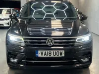 Second-hand VW Tiguan R-line 150 CP (110 kW) 2018 Negru SUV