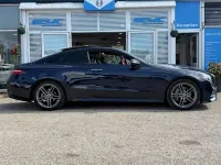 Used Mercedes E220 AMG line 194 HP (142 kW) 2017 Blue Coupe