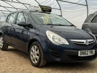 Used Vauxhall Corsa S 95 HP (69 kW) 2012 Blue Hatchback