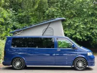 Used VW T5 130 HP (95 kW) 2006 Blue Van