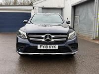 Begagnad Mercedes GLC250 AMG line 2018 Blå Kombi