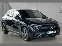 Used Mercedes EQA300 AMG line 167 kW (228 HP) 2022 Cosmos black metallic SUV
