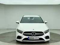 Used Mercedes A250 AMG line 224 HP (164 kW) 2019 White Hatchback