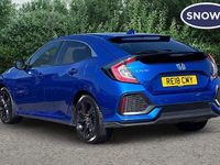 Begagnad Honda Civic SR 129 HK (94 kW) 2018 Blå Halvkombi