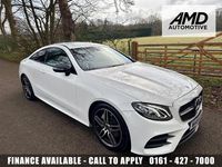Used Mercedes E220 AMG line 194 HP (142 kW) 2018 White Coupe