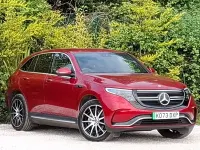 Used Mercedes EQC400 AMG line 300 kW (408 HP) 2023 Red SUV